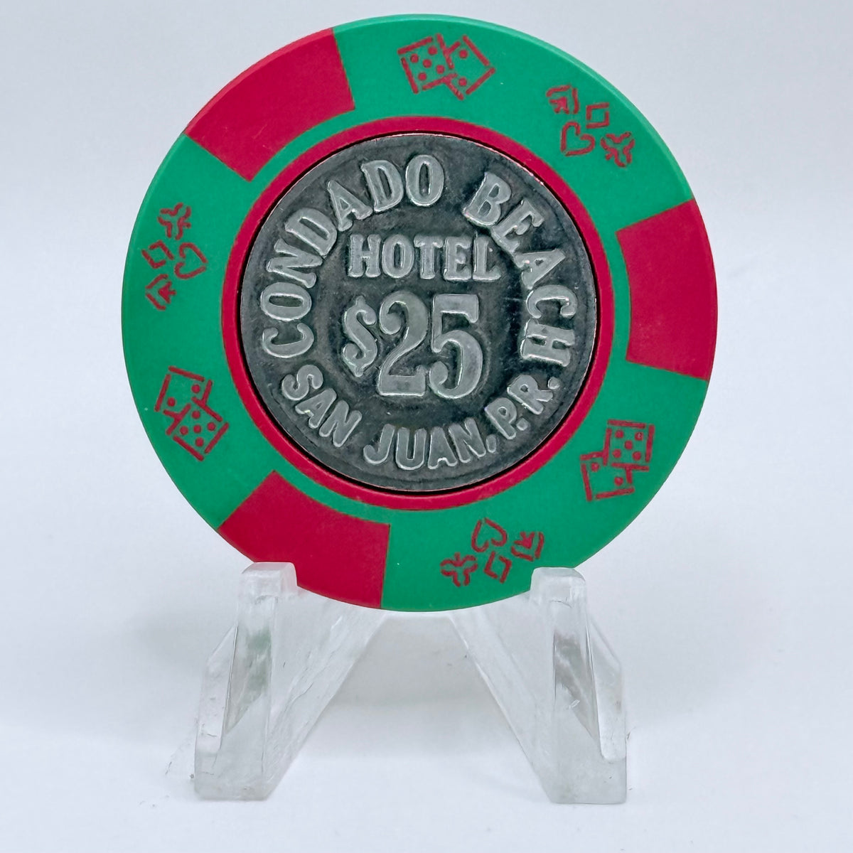 Condado Beach San Juan Puerto Rico Series 5 $25 Casino Chip