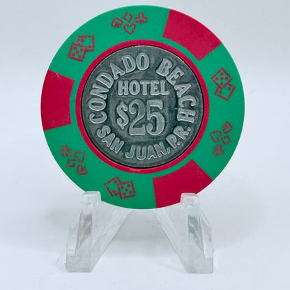 Condado Beach San Juan Puerto Rico Series 5 $25 Casino Chip