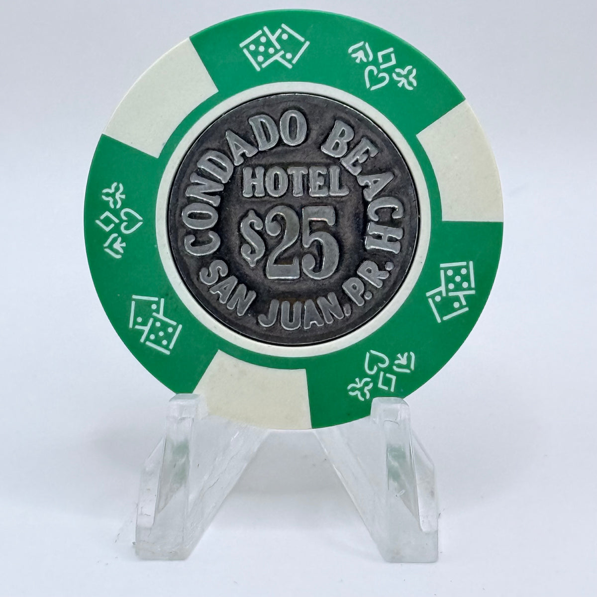 Condado Beach San Juan Puerto Rico Series 5 $25 Casino Chip