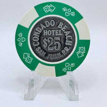 Condado Beach San Juan Puerto Rico Series 5 $25 Casino Chip