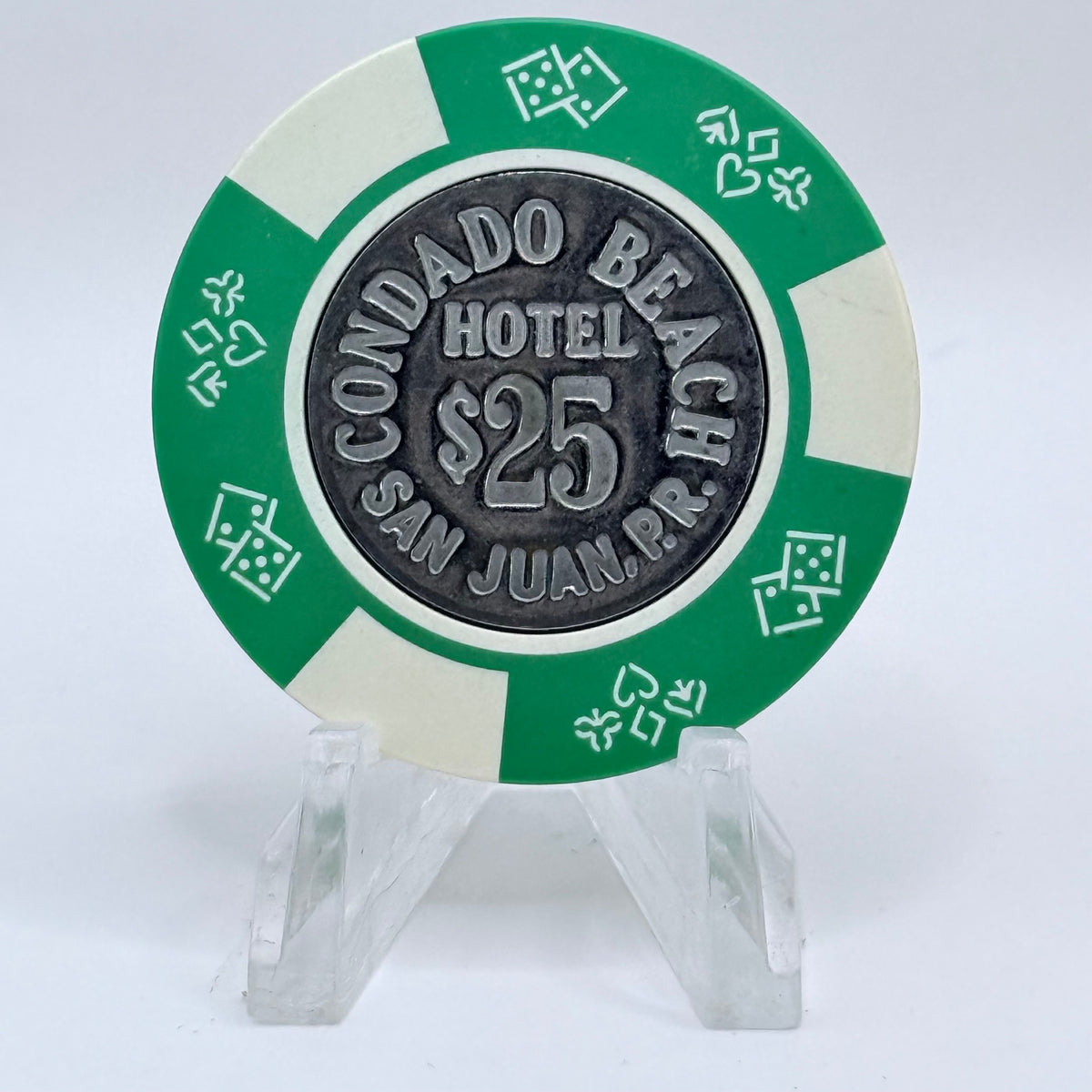 Condado Beach San Juan Puerto Rico Series 5 $25 Casino Chip