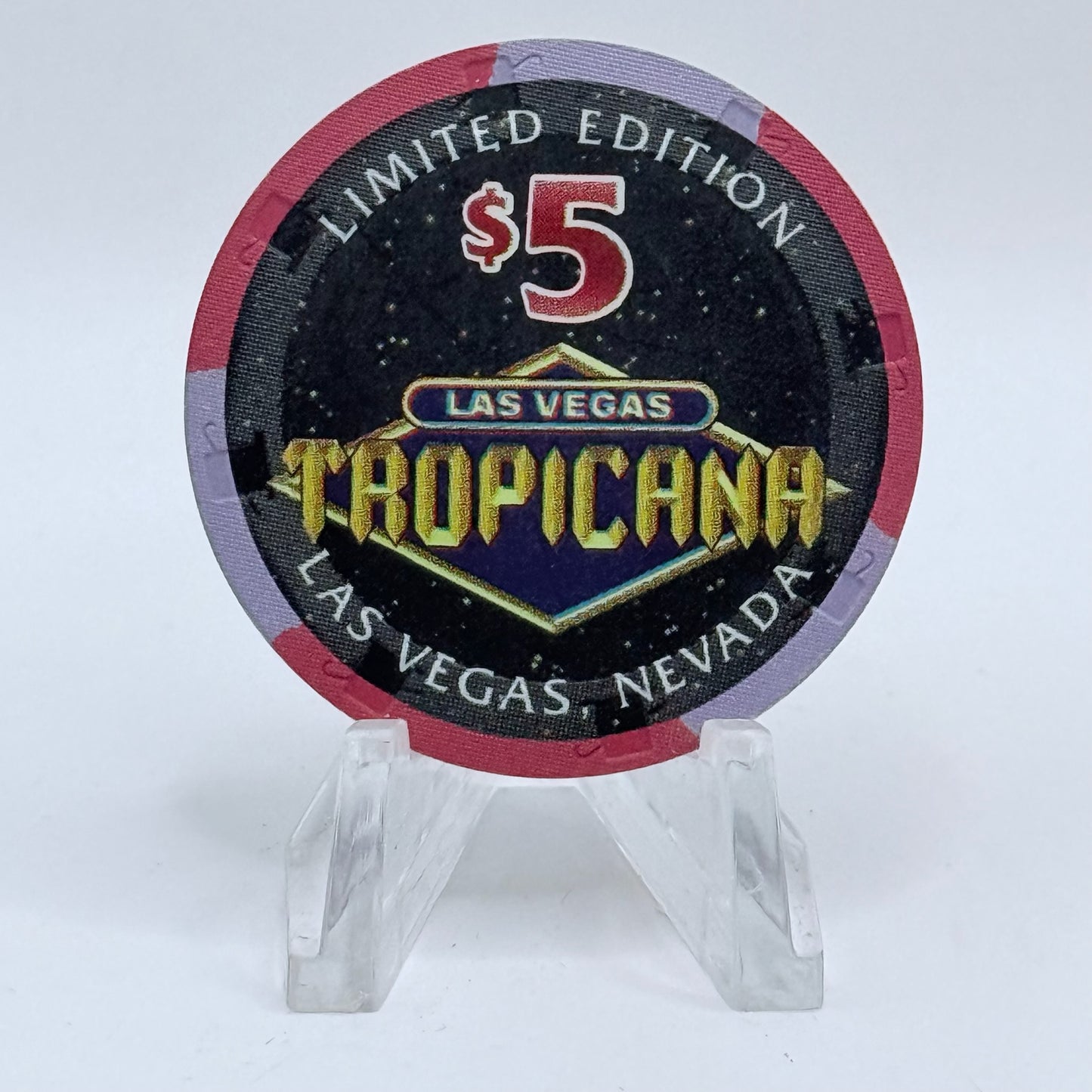 Tropicana Las Vegas Nevada 1998 'Virgo' Series 20 LE $5 Casino Chip V3558