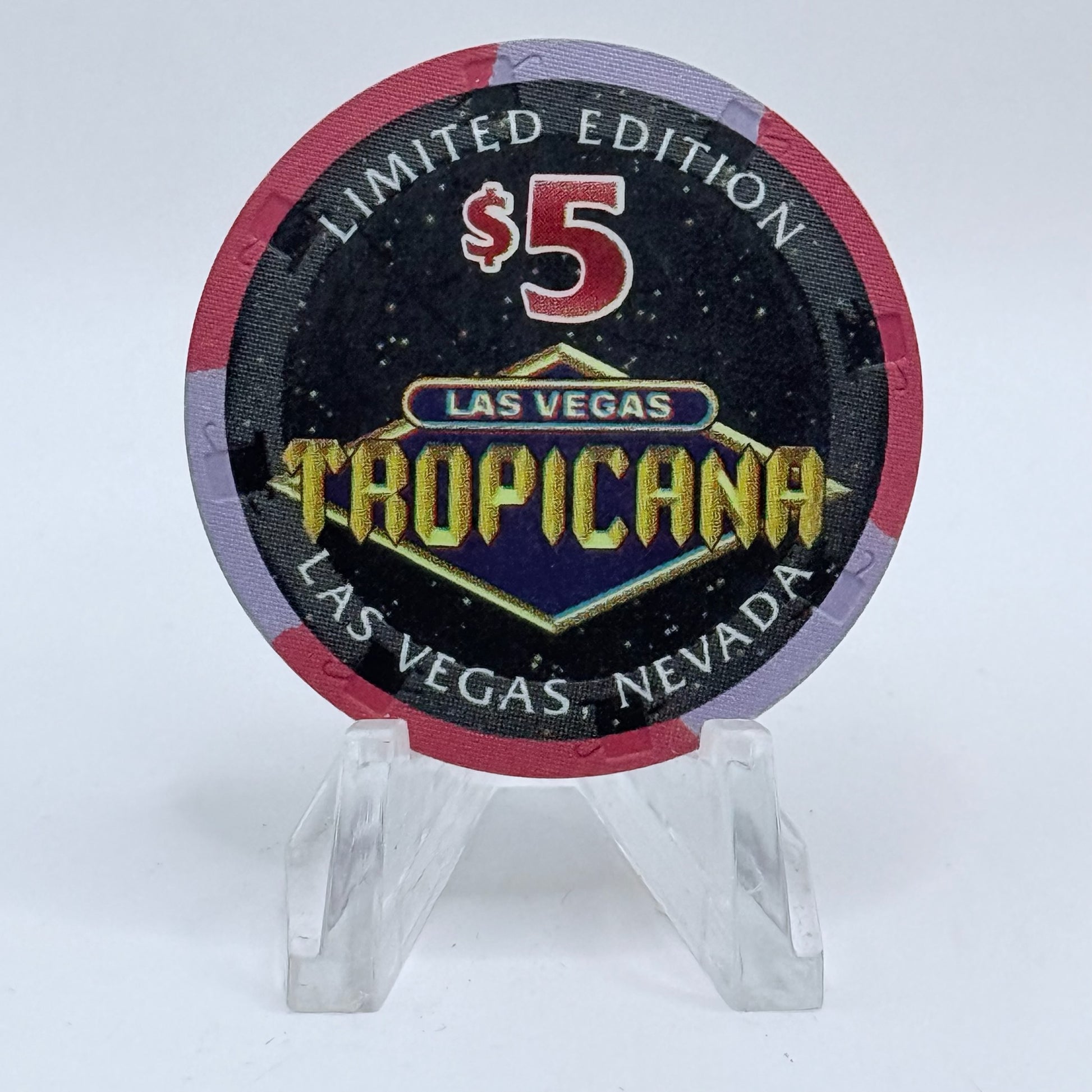 Tropicana Las Vegas Nevada 1998 'Virgo' Series 20 LE $5 Casino Chip V3558