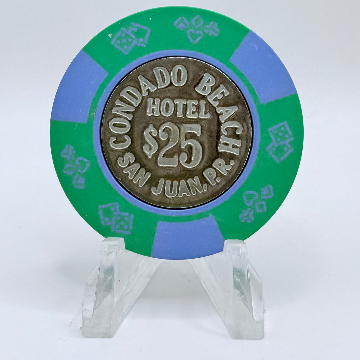 Condado Beach San Juan Puerto Rico Series 5 $25 Casino Chip