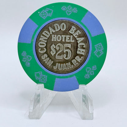 Condado Beach San Juan Puerto Rico Series 5 $25 Casino Chip