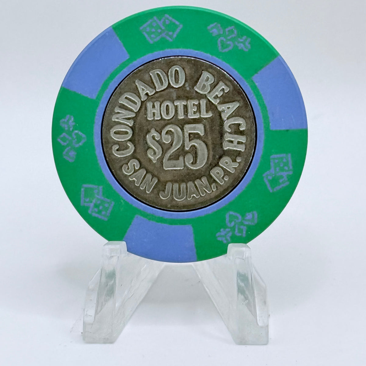 Condado Beach San Juan Puerto Rico Series 5 $25 Casino Chip