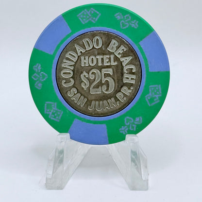 Condado Beach San Juan Puerto Rico Series 5 $25 Casino Chip