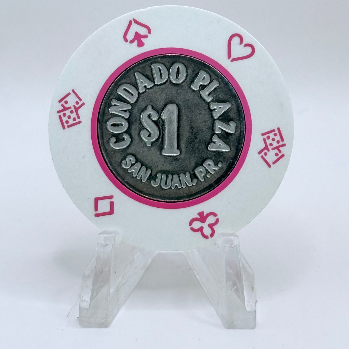 Condado Plaza San Juan Puerto Rico Series 1 $1 Casino Chip