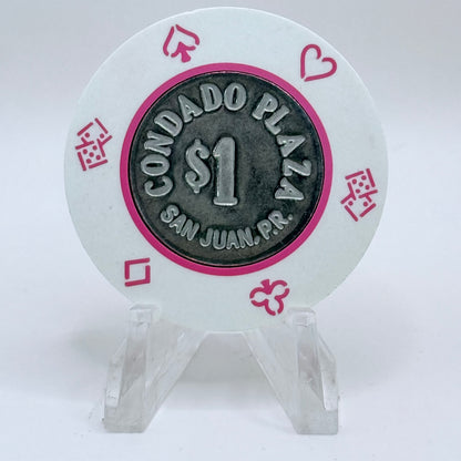 Condado Plaza San Juan Puerto Rico Series 1 $1 Casino Chip