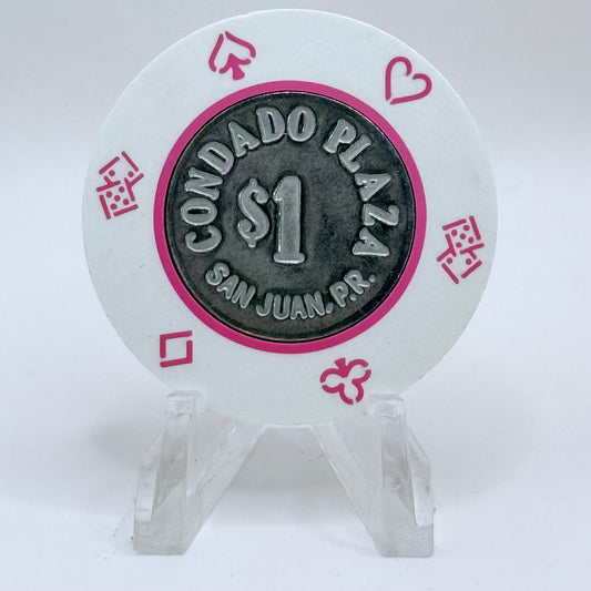 Condado Plaza San Juan Puerto Rico Series 1 $1 Casino Chip