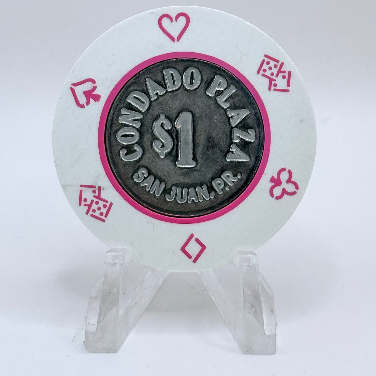 Condado Plaza San Juan Puerto Rico Series 1 $1 Casino Chip