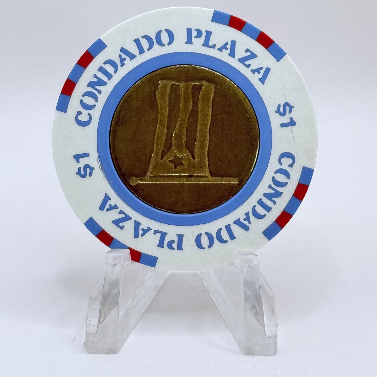 Condado Plaza San Juan Puerto Rico Series 1 $1 Casino Chip