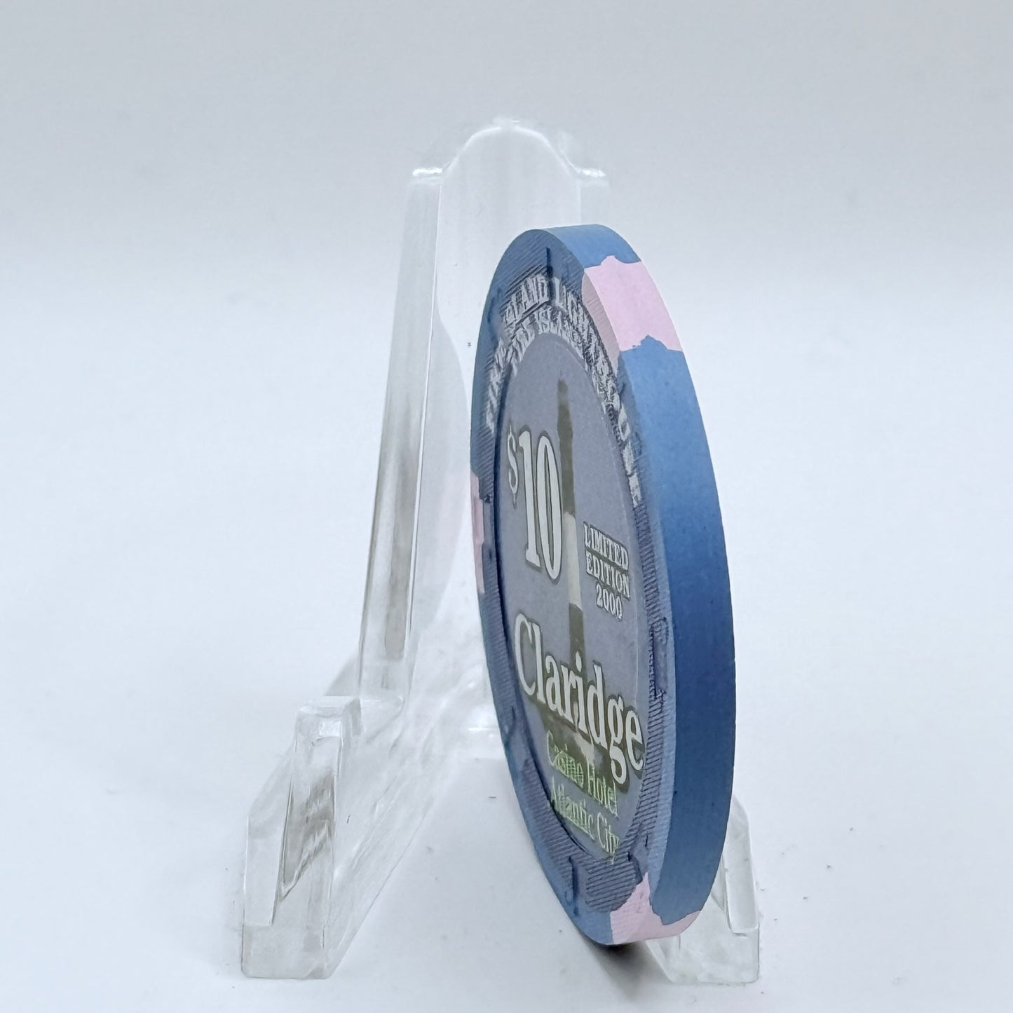 Claridge Atlantic City New Jersey 2000 'Fire Island Lighthouse' LE $10 Casino Chip