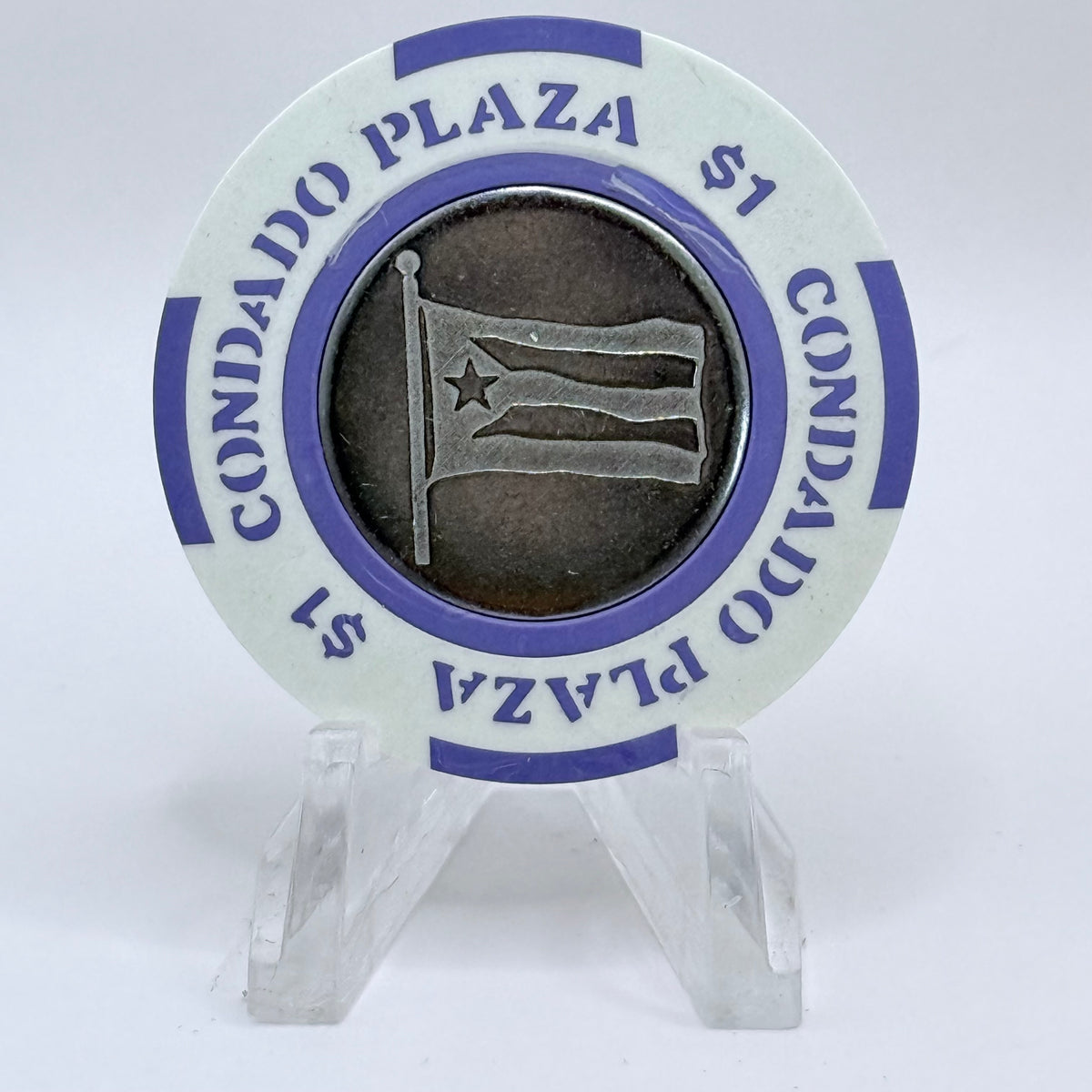 Condado Plaza San Juan Puerto Rico Series 1 $1 Casino Chip