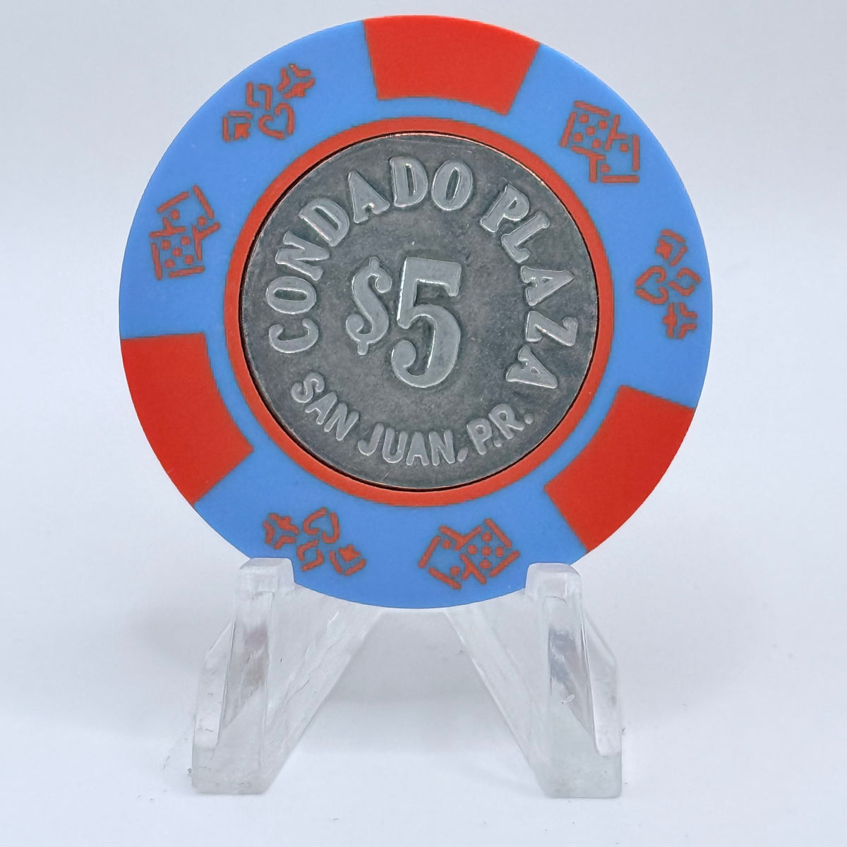 Condado Plaza San Juan Puerto Rico Series 1 $5 Casino Chip