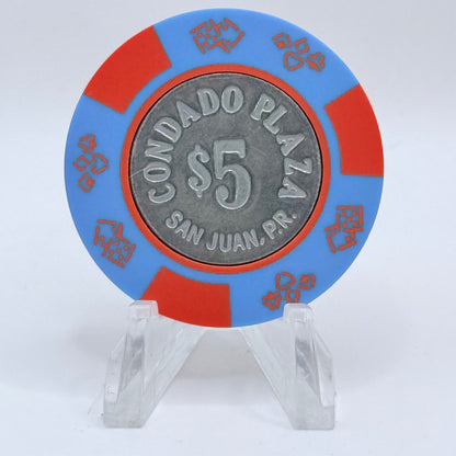 Condado Plaza San Juan Puerto Rico Series 1 $5 Casino Chip