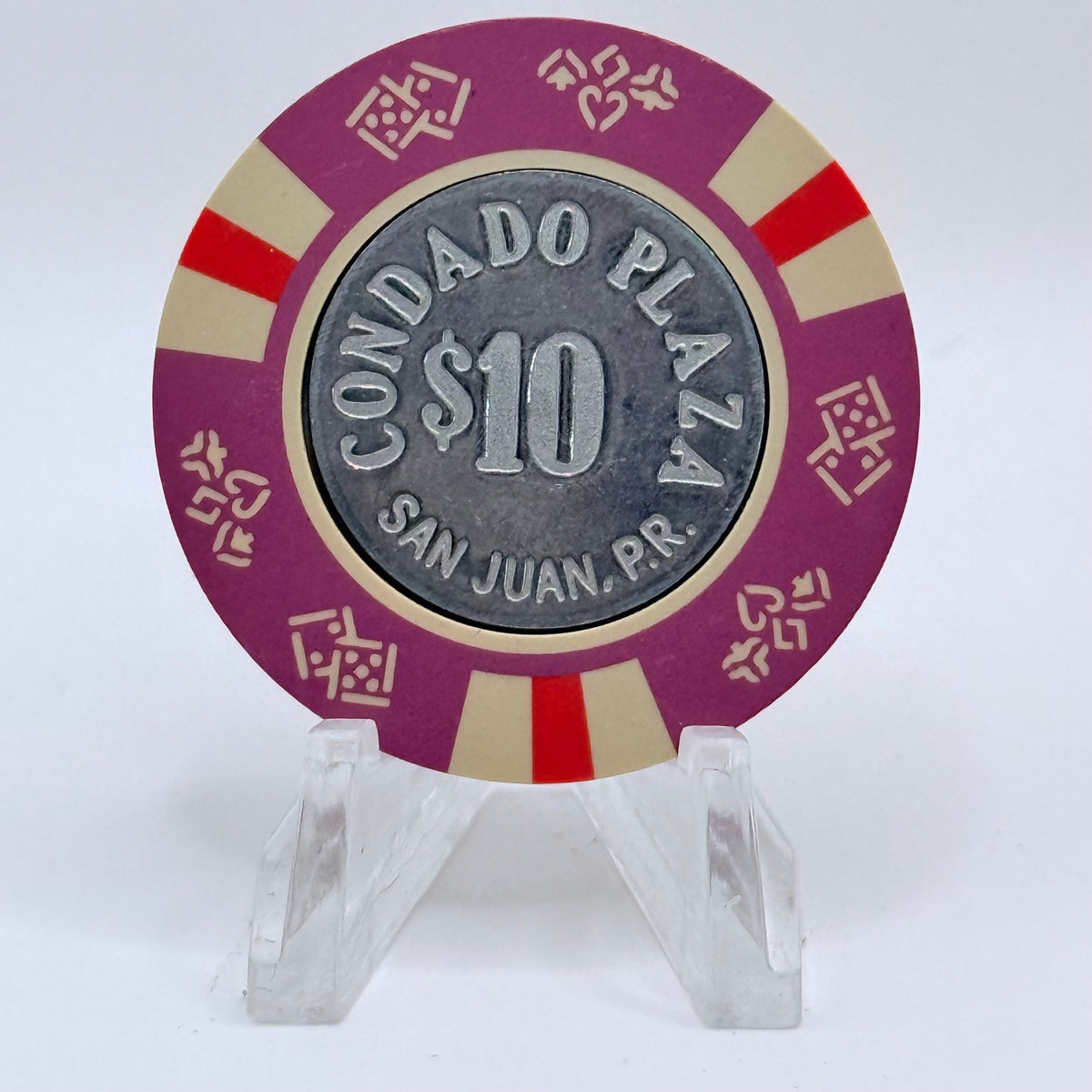 Condado Plaza San Juan Puerto Rico Series 1 $10 Casino Chip