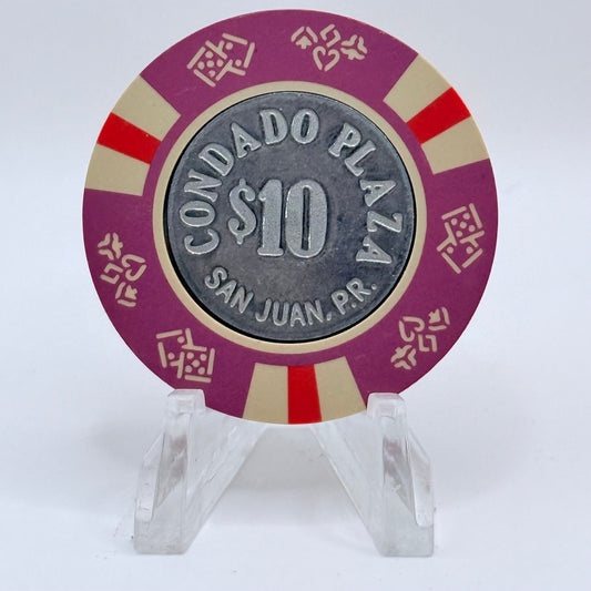 Condado Plaza San Juan Puerto Rico Series 1 $10 Casino Chip