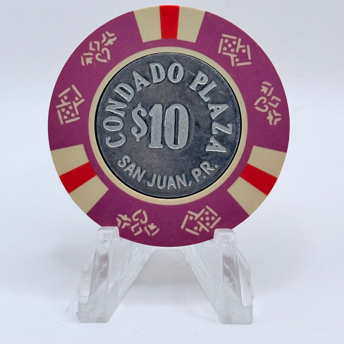 Condado Plaza San Juan Puerto Rico Series 1 $10 Casino Chip