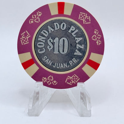 Condado Plaza San Juan Puerto Rico Series 1 $10 Casino Chip