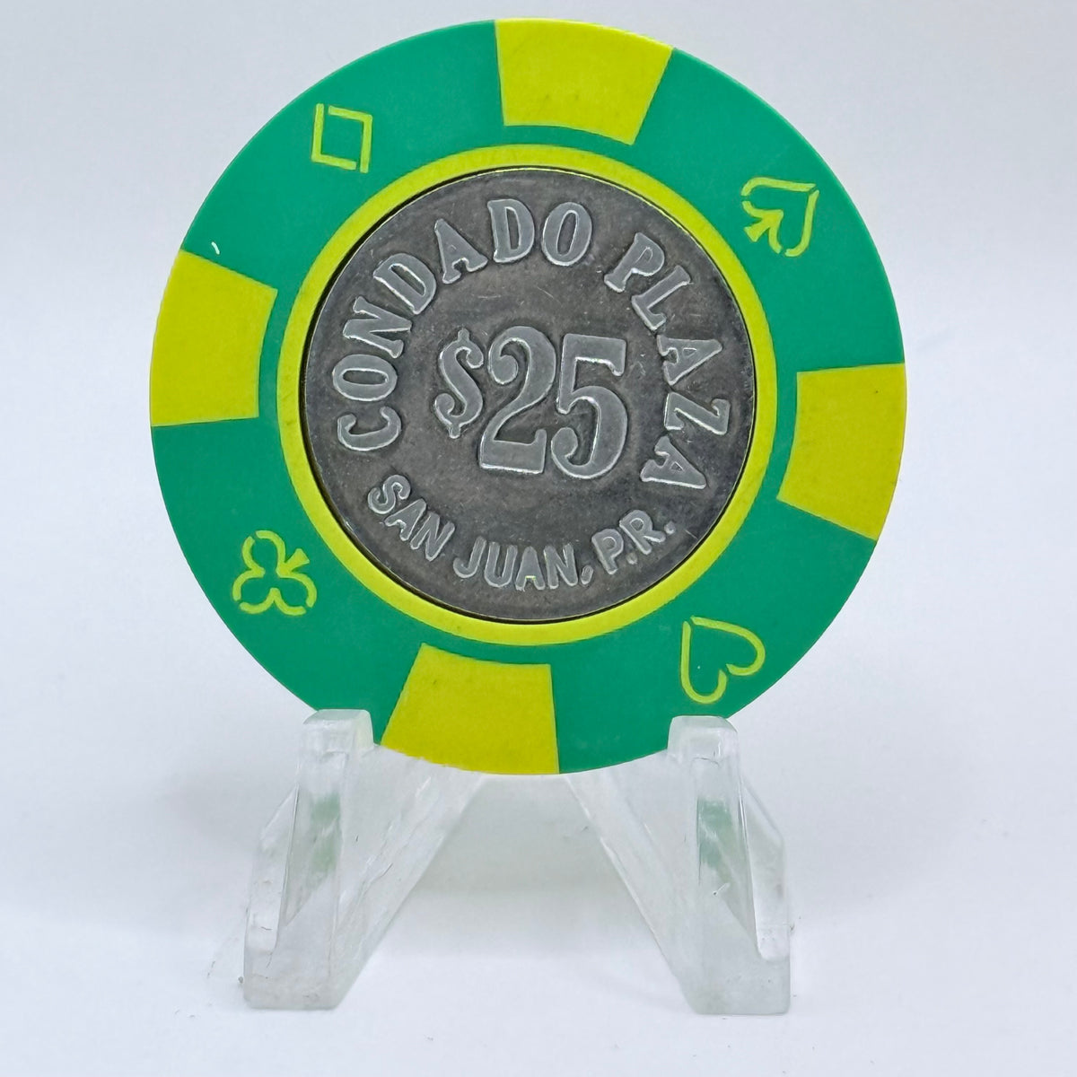 Condado Plaza San Juan Puerto Rico Series 1 $25 Casino Chip