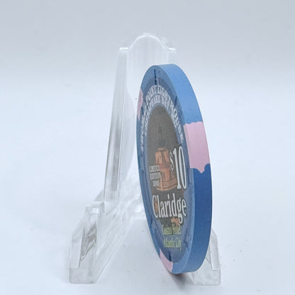 Claridge Atlantic City New Jersey 2000 'Thomas Point Lighthouse' LE $10 Casino Chip