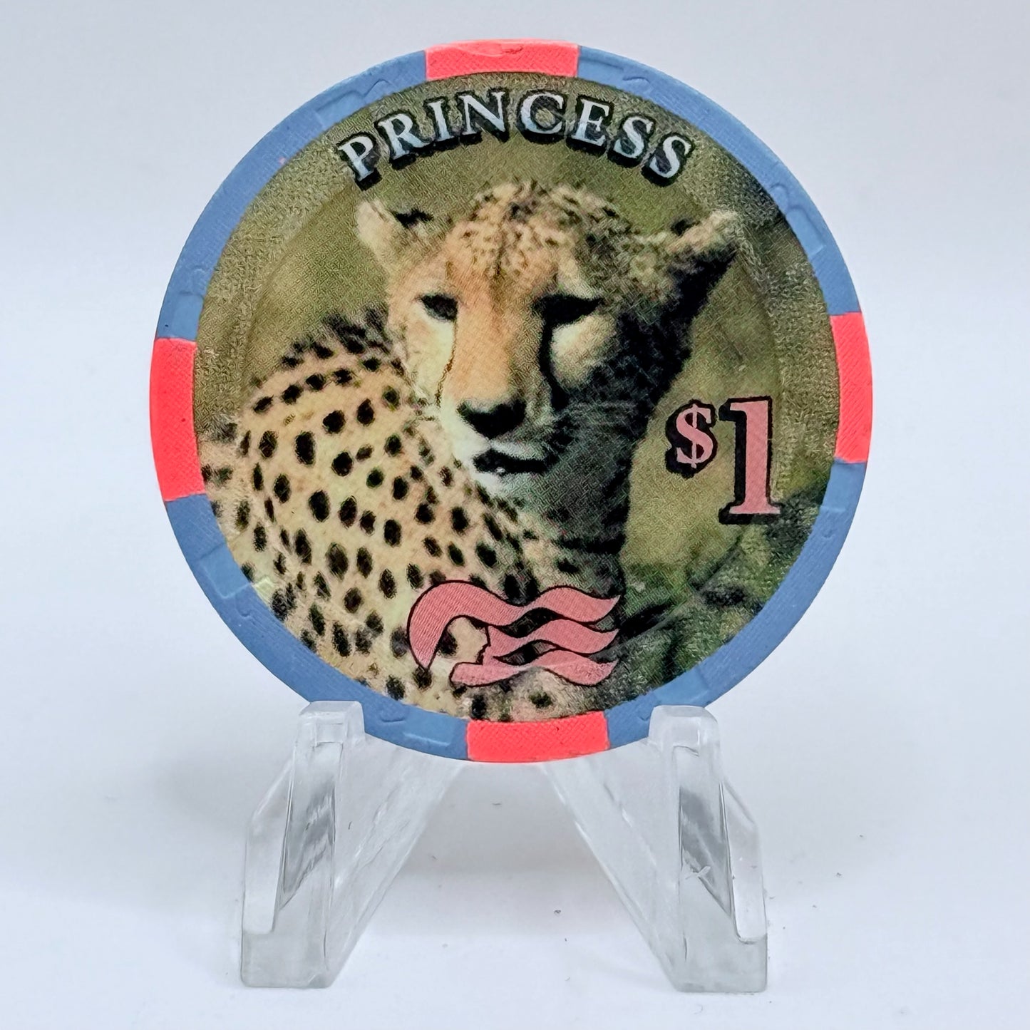 Diamond Princess Princess Cruises Wet Chips 2004 $1 Casino Chip