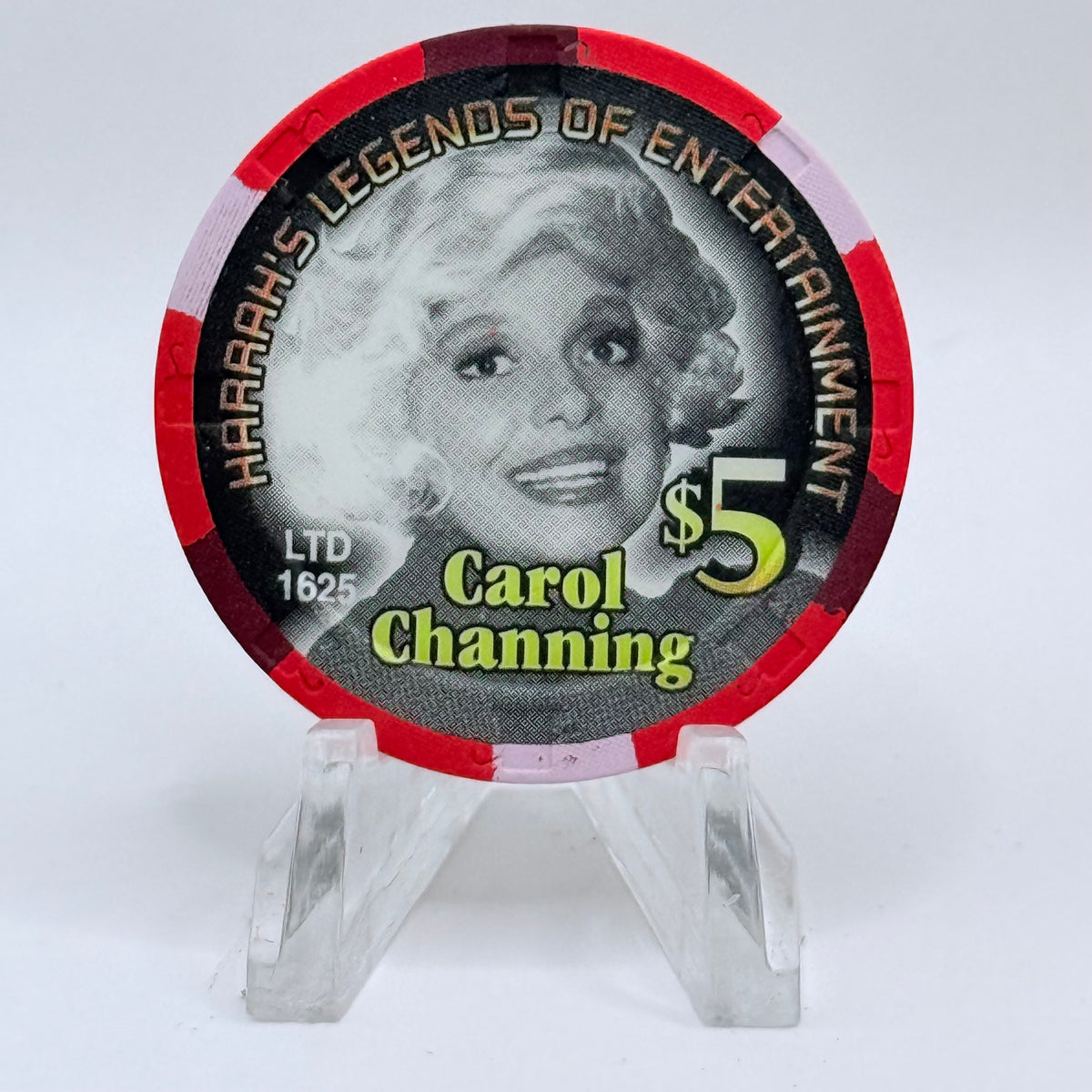 Harrah's 'Carol Channing' LE $5 Casino Chip