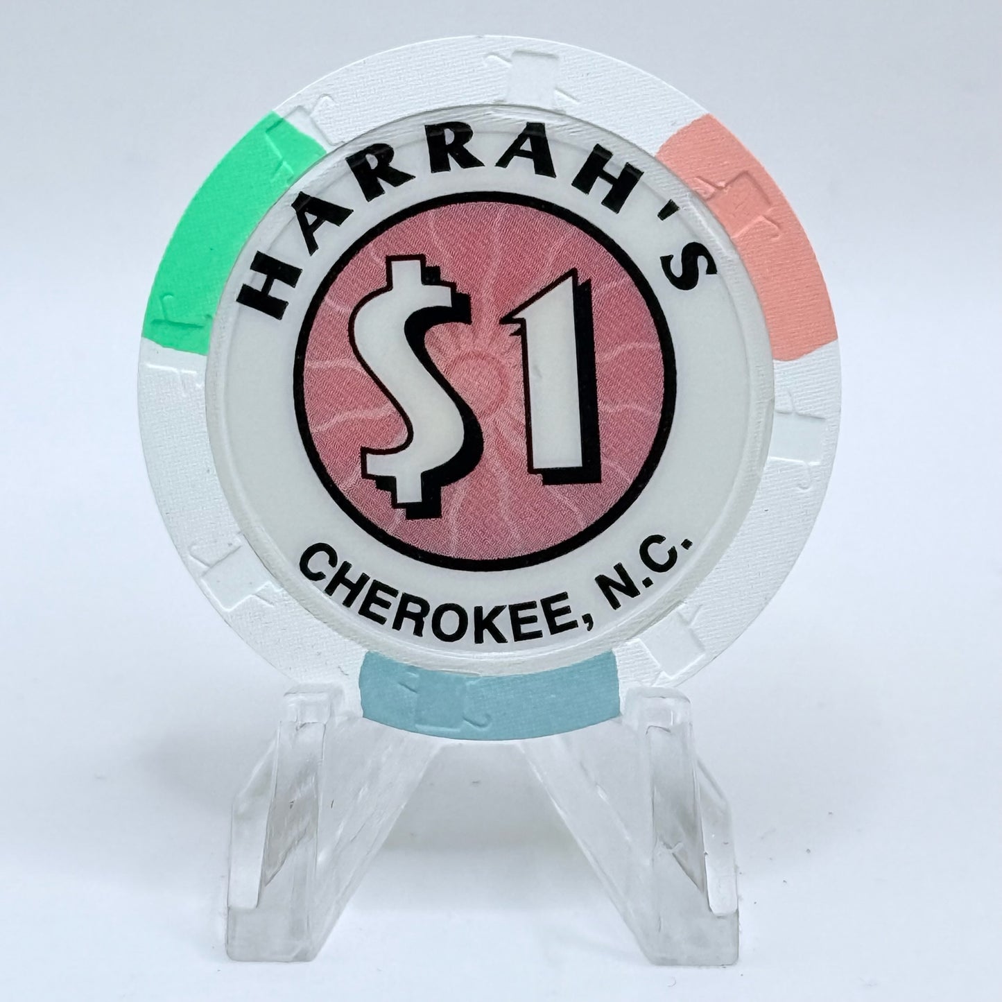Harrah's Cherokee North Carolina $1 Casino Chip