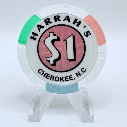 Harrah's Cherokee North Carolina $1 Casino Chip