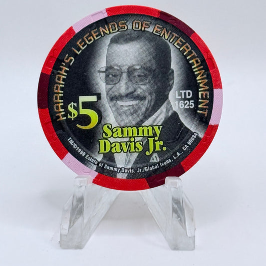 Harrah's 'Sammy Davis, Jr.' LE $5 Casino Chip