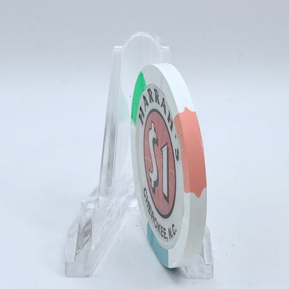 Harrah's Cherokee North Carolina $1 Casino Chip