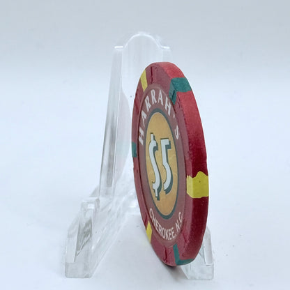 Harrah's Cherokee North Carolina $5 Casino Chip