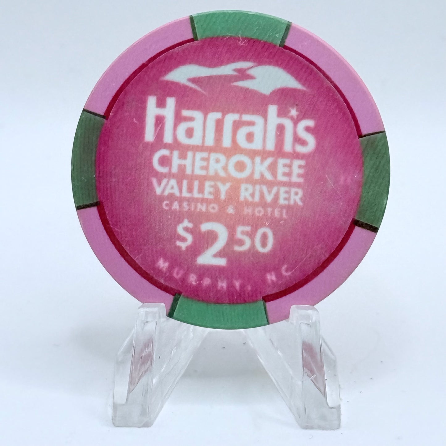 Harrah's Cherokee Valley River Murphy North Carolina 2015 $2.50 Casino Chip