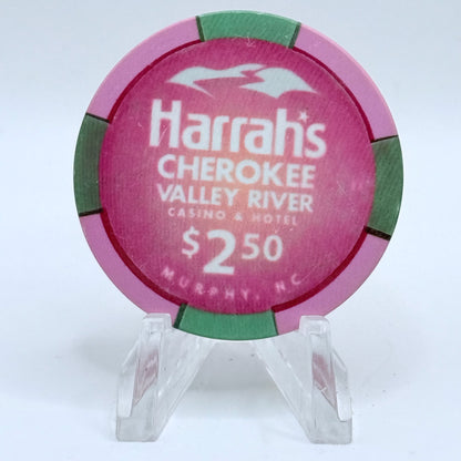 Harrah's Cherokee Valley River Murphy North Carolina 2015 $2.50 Casino Chip