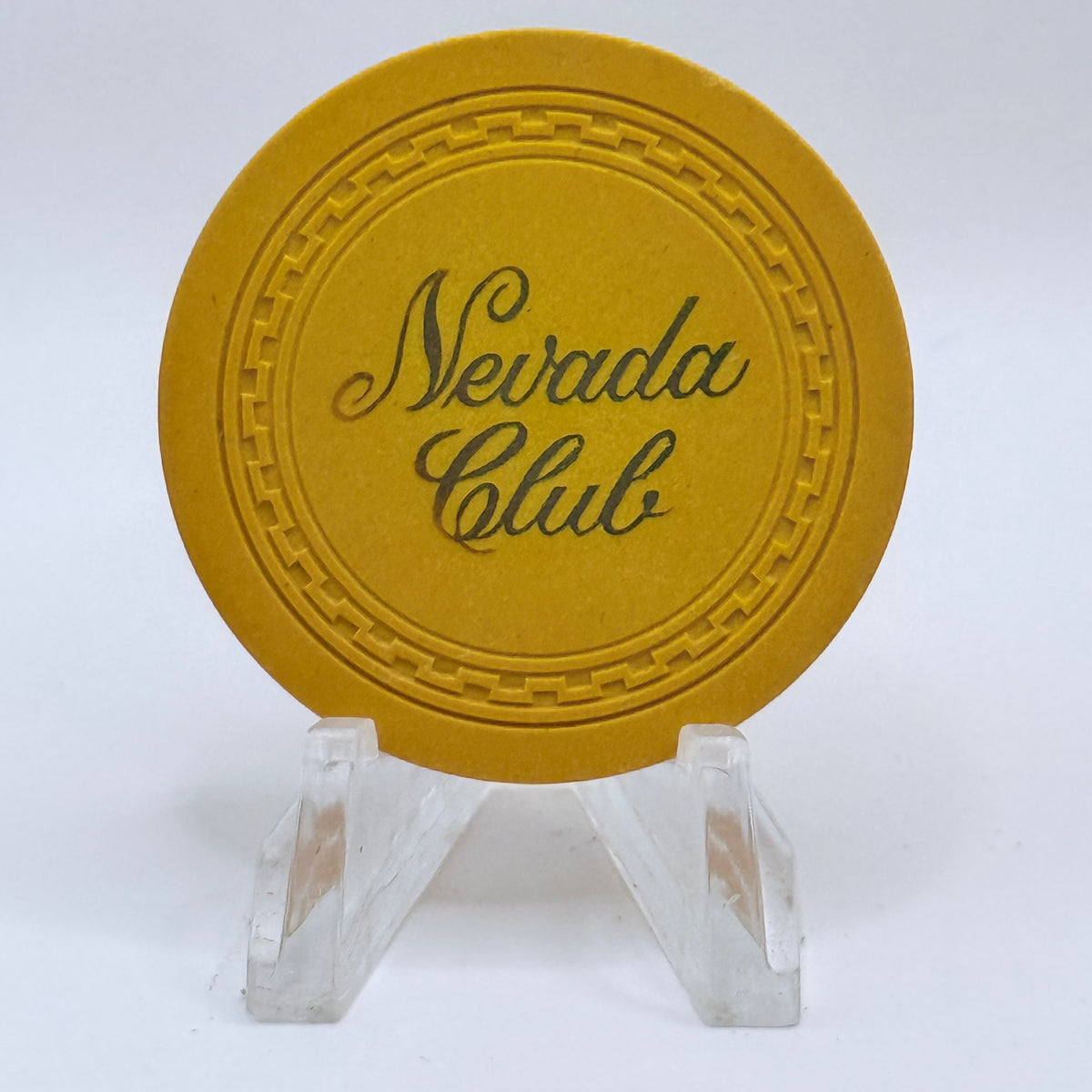 Nevada Club Stateline Nevada 1940s Series 1 Roulette Casino Chip N7899