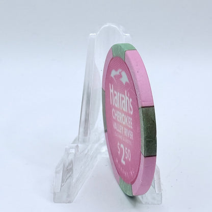 Harrah's Cherokee Valley River Murphy North Carolina 2015 $2.50 Casino Chip