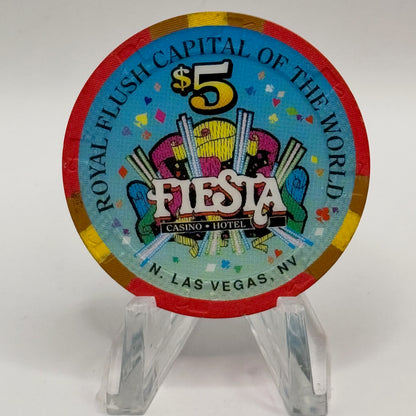 Fiesta Rancho N. Las Vegas Nevada 1997 'United States Air Force 50th Anniversary' LE $5 Casino Chip N9651