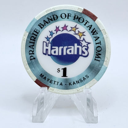 Harrah's Prairie Band Mayetta Kansas 1998 $1 Casino Chip