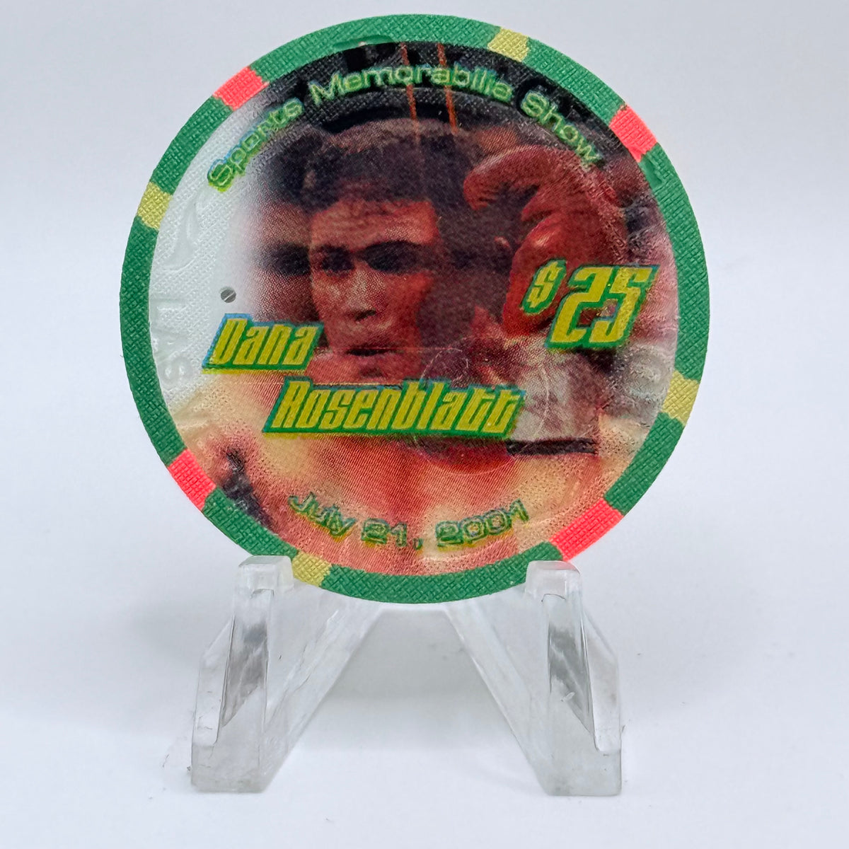 Palace Station Las Vegas Nevada 2001 'Dana Rosenblatt' LE $25 Casino Chip V9357