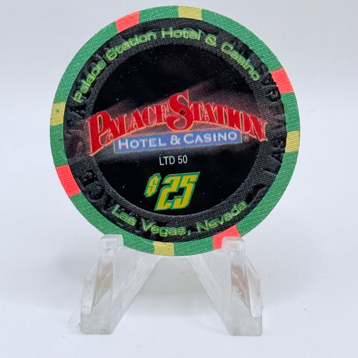 Palace Station Las Vegas Nevada 2001 'Dana Rosenblatt' LE $25 Casino Chip V9357
