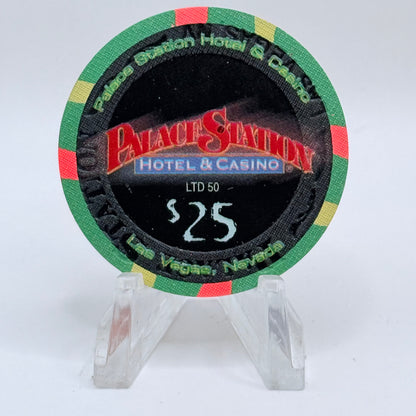 Palace Station Las Vegas Nevada 2001 'Iran Barkley' LE $25 Casino Chip V9357