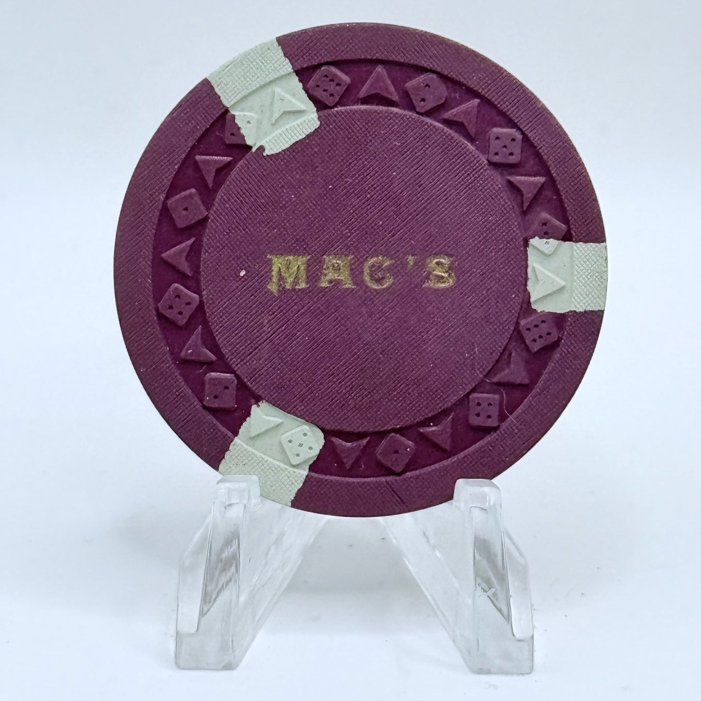 Mac's Reno Nevada 1950s $5 Casino Chip V4783