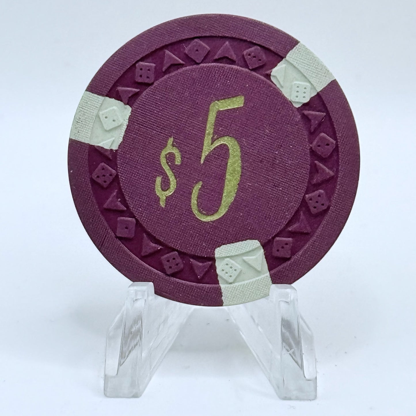 Mac's Reno Nevada 1950s $5 Casino Chip V4783