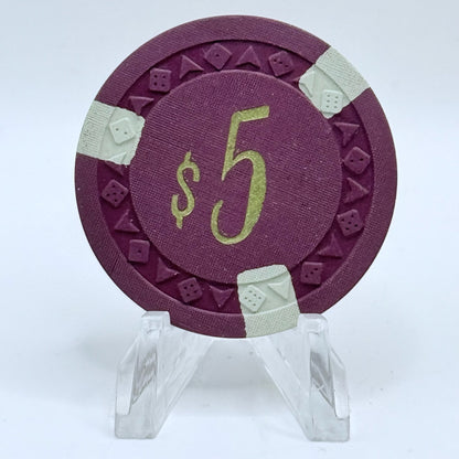 Mac's Reno Nevada 1950s $5 Casino Chip V4783