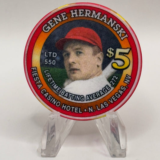Fiesta Rancho N. Las Vegas Nevada 2000 'Gene Hermanski' LE $5 Casino Chip V4103