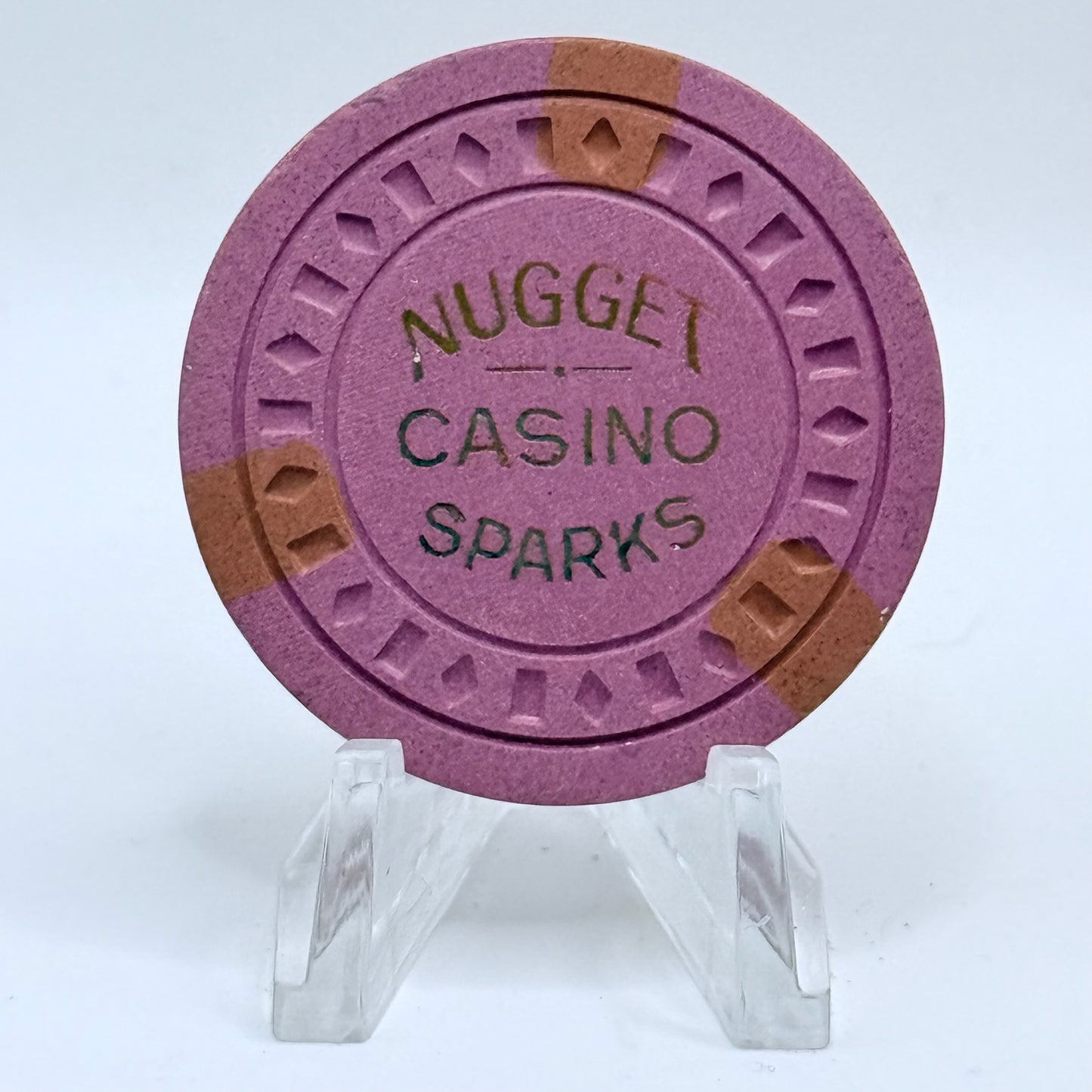 Sparks Nugget Sparks Nevada 1955 Series 1 Roulette Casino Chip N0813