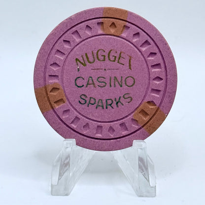 Sparks Nugget Sparks Nevada 1955 Series 1 Roulette Casino Chip N0813
