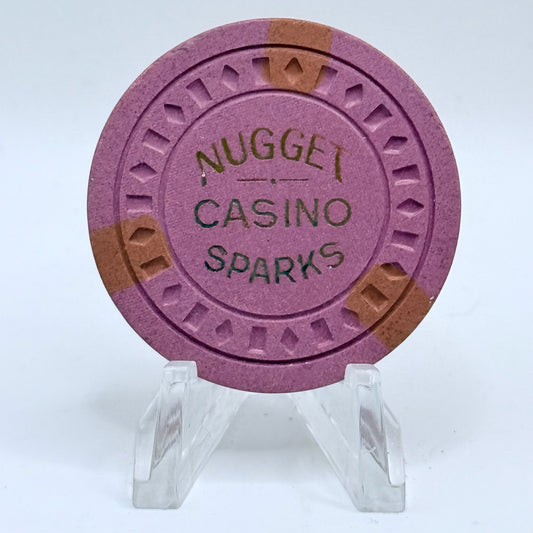 Sparks Nugget Sparks Nevada 1955 Series 1 Roulette Casino Chip N0813