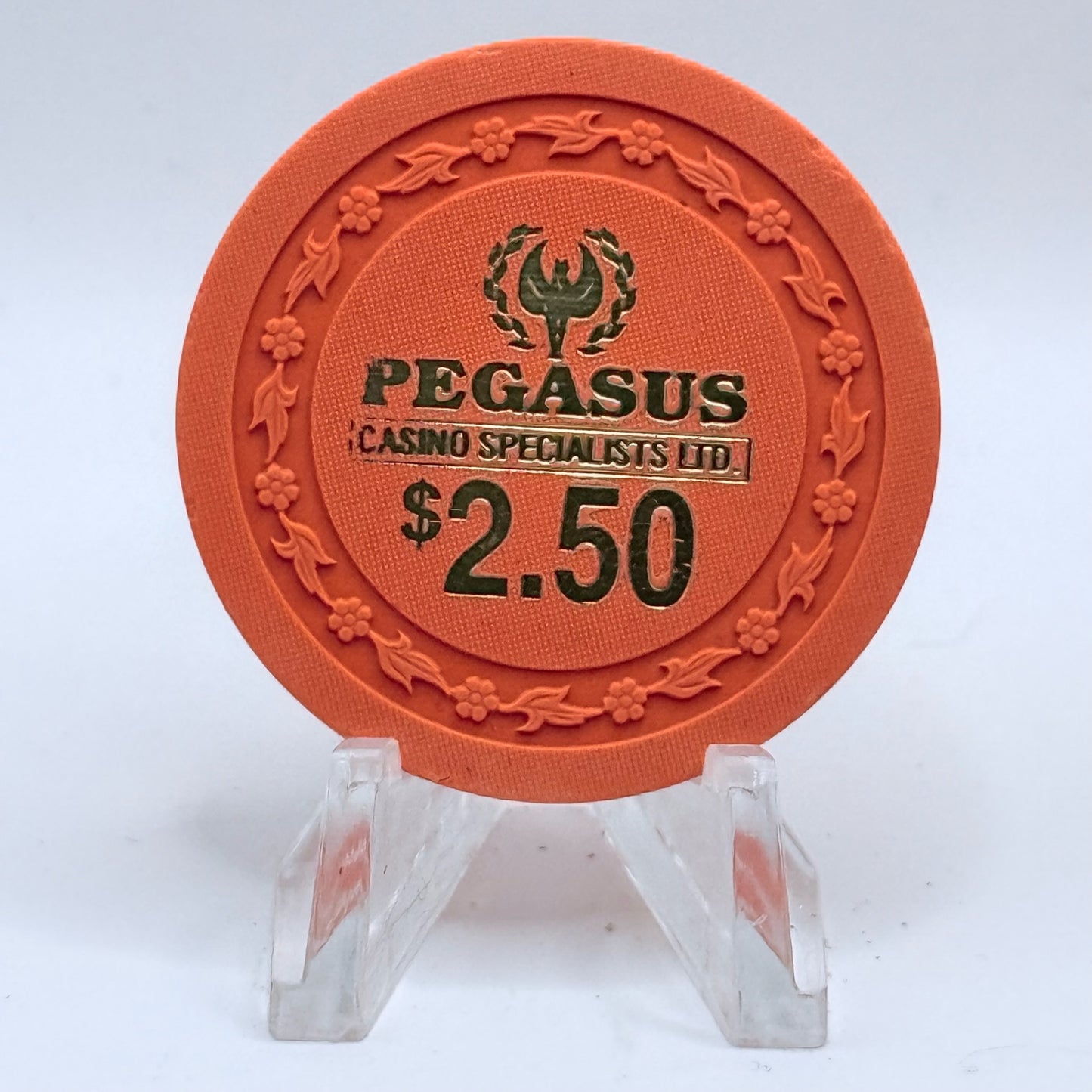 Pegasus Casino Specialists Ltd. Roaming Ontario $2.50 Casino Chip